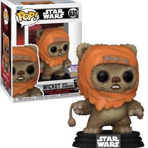 Funko Pop! Vinyl: Star Wars - Wicket with Slingshot - FYE